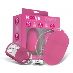 Ovo Vibratório Tamanho Médio Controlo Remoto Rosa