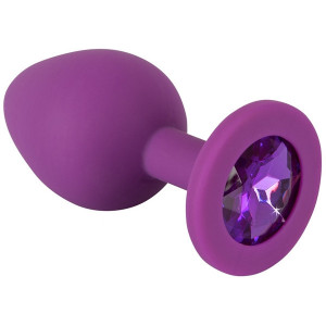 Plug Anal Joy Silicone Roxo