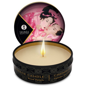 Vela Massagem Shunga Afrodisíaca Rosa