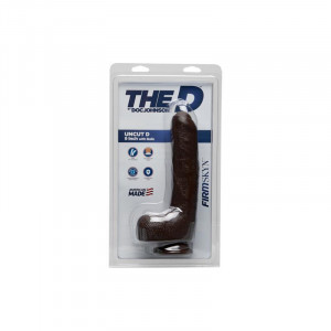 C Johnson Uncut D - 17,8 Cm Com Bolas Firmskyn Brown