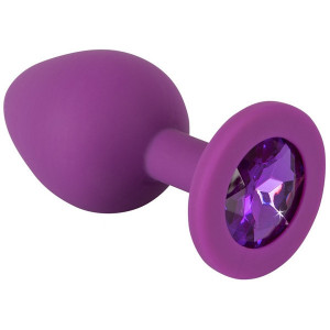 Plug Anal Joy Silicone Roxo