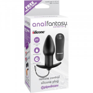 Plug De Silicone De Controle Remoto Anal Fantasy.