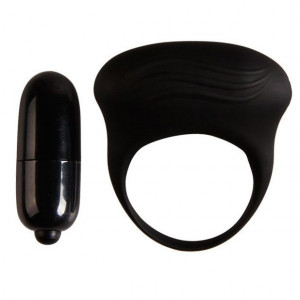 Pretty Love Bertram Vibrante Anel Preto