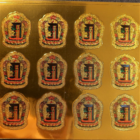 Sticker Feng Shui protecție auto Kalachakra mici