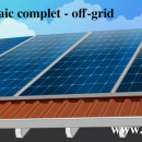 KIT FOTOVOLTAIC COMPLET OFF-GRID PANOURI SOLARE 2.2 KWp + Instalare