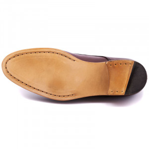 Pantofi derby burgund