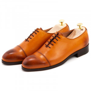 Pantofi coniac captoe