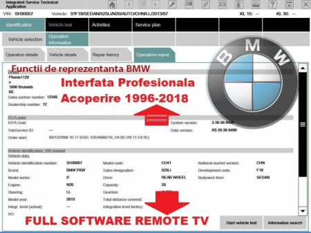 Testere Auto Unimarca > Interfata dedicata gama Bmw, Ista D, Ista P activate Full
