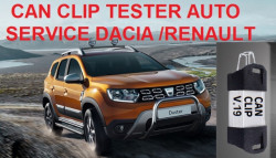 Testere Auto Profesionale > Aparat dedicat gamei Renault / Dacia, Can-Clip full chip, ultima versiune