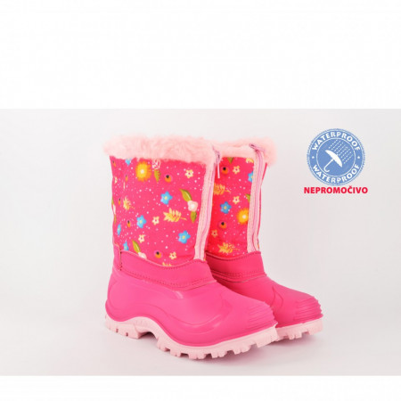 NEPROMOČIVE gumene dečije čizme 00519-R roze