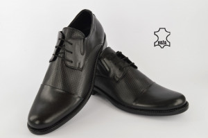 Kožne elegantne muške cipele 307 crne