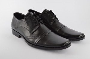 Kožne elegantne muške cipele 313 crne