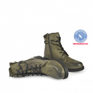 NEPROMOČIVE ženske duboke cipele 18AW1229SV sive