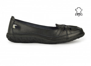 Kožne ženske espadrile SD1114D crne