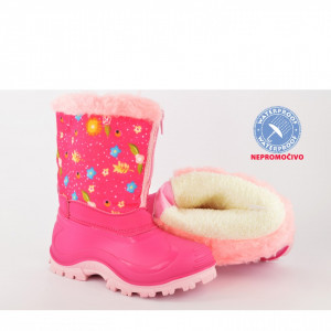 NEPROMOČIVE gumene dečije čizme 00519-R roze