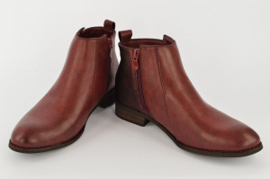 Ženske duboke cipele LH85604-CR bordo