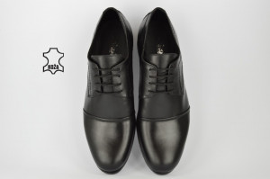 Kožne elegantne muške cipele 417 crne