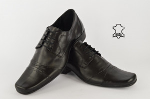 Kožne elegantne muške cipele 594 crne