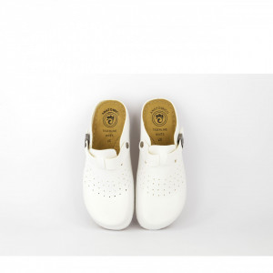 Ženske papuče - Klompe 154149BL bele