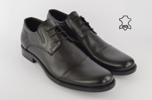 Kožne elegantne muške cipele 307 crne