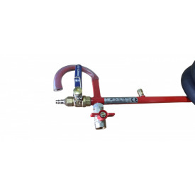 Cric Pneumatic Tomax 1,5tf cu robinet de siguranta