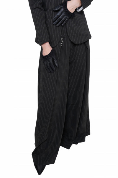 Fusta pantalon cu pliuri