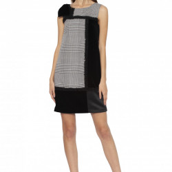 Rochie "patchwork" cu funda