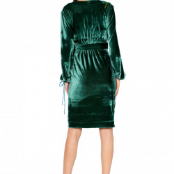 Rochie tip kimono cu aplicatie din paiete