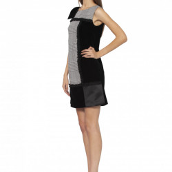 Rochie "patchwork" cu funda