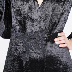 Rochie maxi cu aplicatii din paiete