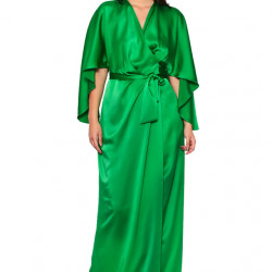 Kimono din matase, cu maneci fluture