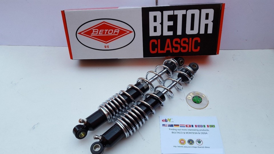 OSSA 303 GAS SHOCKS BETOR NEW OSSA TRIAL 303 SHOCKS BETOR NEW OSSA