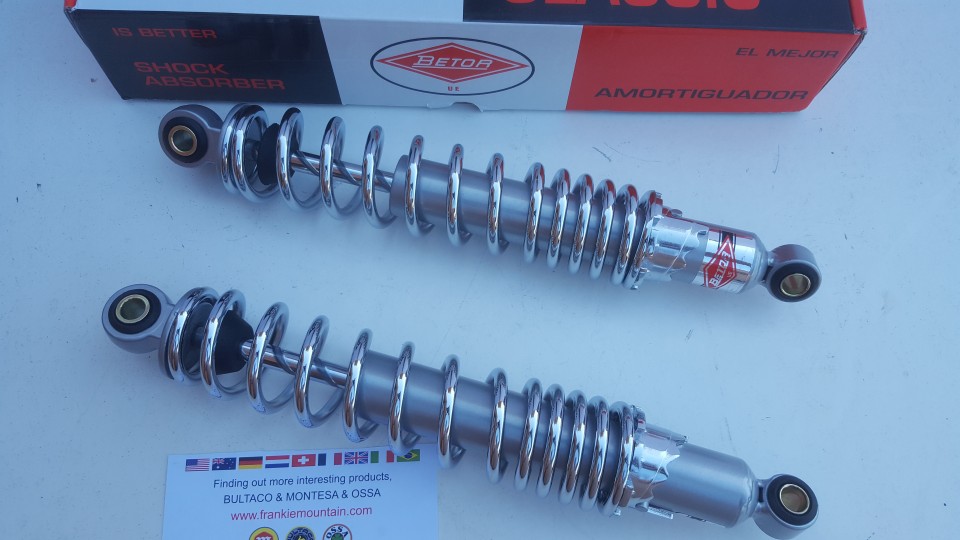BULTACO ALPINA SET OF SHOCKS NEW ALL MODELS BETOR SHOCKS BULTACO ALPINA