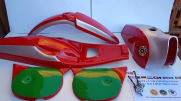 BULTACO PURSANG MK4 BODY KIT NEW PURSANG MK4 GAS TANK FENDERS MK4 PURSANG 68 BULTACO PURSANG MK4 MODEL 68 BODY KIT PARTS
