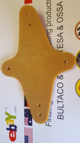 OSSA MICK ANDREWS RUBBER PLATE OSSA MICK ANDREWS TAILLIGHT RUBBER SUPPORT OSSA EXPLORER RUBBER PLATE