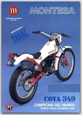 MONTESA COTA 349 mk2 NEW REAR MUDGUARD - FENDER