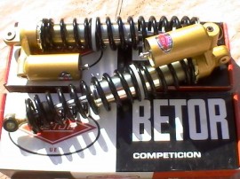 MONTESA ENDURO SHOCKS WITH GAS TANK GOLD SERIES