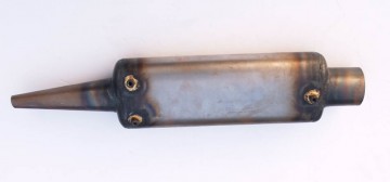 BULTACO SHERPA SAMMY MILLER EXHAUST SILENCER NEW SHERPA 10 EXHAUST SHERPA SAMMY MILLER EXHAUST BULTACO MID SECTION EXHAUST SILENCER