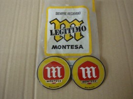 MONTESA LOGO EMBLEM GAS TANK NEW 2 UNITS