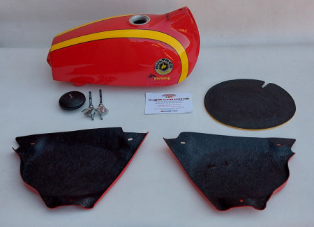 BULTACO PURSANG MK7 COMPLETE BODY KIT GAS TANK AND SIDE PANELS +