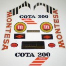 MONTESA COTA 200 KIT DECALS FULL BIKE NEW