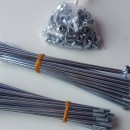 BULTACO ALPINA SET SPOKES AND NIPLES KIT NEW BULTACO ALPINA SPOKES AND NUTS SET FRONT AND REAR WHEEL