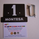 MONTESA COTA 25 FRONT NUMBER PLATE NEW