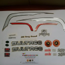 BULTACO PURSANG 250 MK11 SET OF DECALS FULL BIKE MODEL PURSANG 206