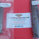 SPOKES BULTACO PURSANG MK8 SPOKES AND NUTS STAINLESS STEEL