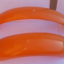 OSSA TR80 FENDERS FRONT & REAR NEW OSSA TR 80 FENDERS FRONT FENDER OSSA ORANGE MUDGUARDS OSSA 250 MUDGUARDS OSSA TRIAL 250 FENDERS ORANGE