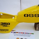 GAS TANK OSSA GRIPPER BODY KIT OSSA TR GAS TANK OSSA TRIAL 350 FUEL TANK OSSA YELLOW OSSA 350 TRIAL FUEL TANK