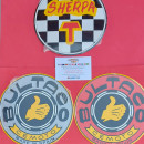 BULTACO METAL PLATE DECORATIVE SET OF 3 PLATE'S