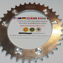 OSSA GRIPPER SPROCKET OSSA SPROCKET 38t NEW OSSA TR 350 REAR SPROCKET 38t NEW REAR SPROCKETOSSA TR 350 OSSA YELLOW OSSA 303