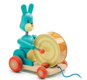 Jucarie de tras iepurasul Bunny boum